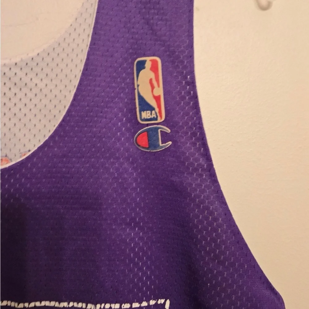 Vintage Phoenix Suns Jersey Men L Reversible Champion Mesh NBA Practice 90s USA - Picture 4 of 8